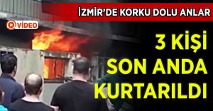 İzmir’de korku dolu anlar