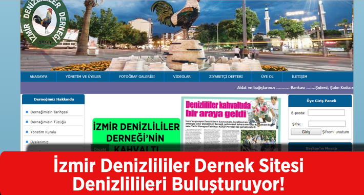 İzmir Denizlililer Derneği'nin internet