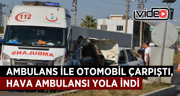 İzmir’in Foça ilçesinde ambulans