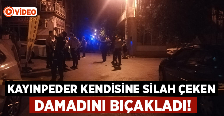 İzmir'in Bornova ilçesinde kayınpeder,