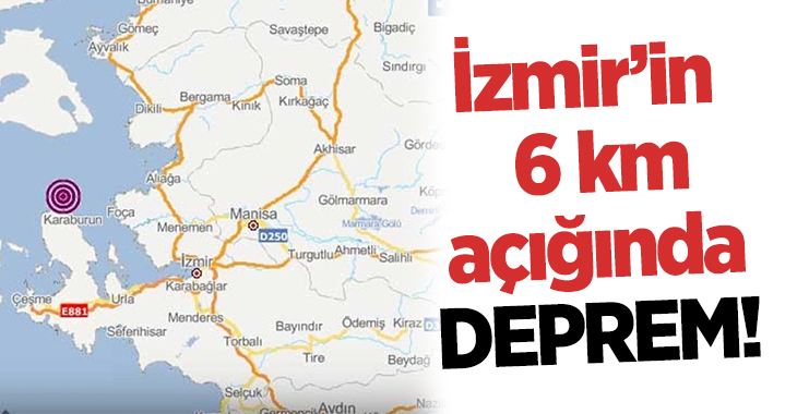 Ege Denizi'nde Karaburun açıklarında