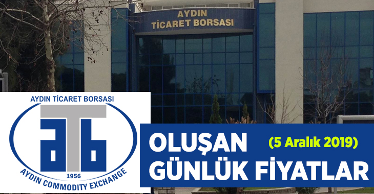 Aydın Ticaret Borsasında oluşan