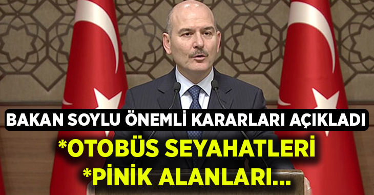 İçişleri Bakanı Süleyman Soylu,"Bu