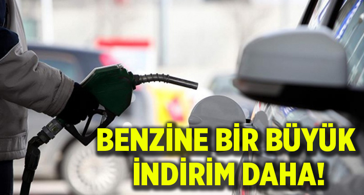 Benzine ikinci büyük indirim