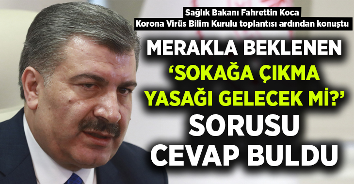 Sağlık Bakanı Fahrettin Koca,