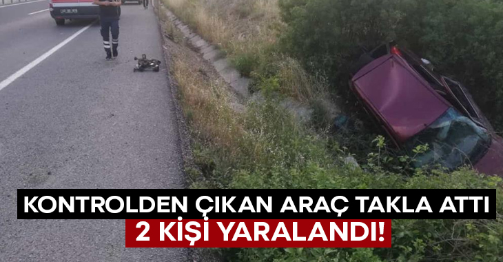 Kütahya'nın Tavşanlı ilçesinde, otomobilin