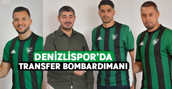 Denizlispor transfer bombardımanına devam