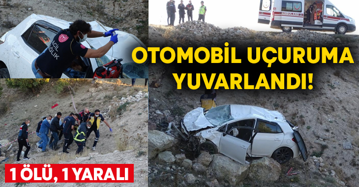 Kütahya’nın Hisarcık ilçesinde otomobilin