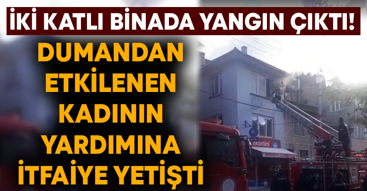 Kütahya'da 2 katlı binada