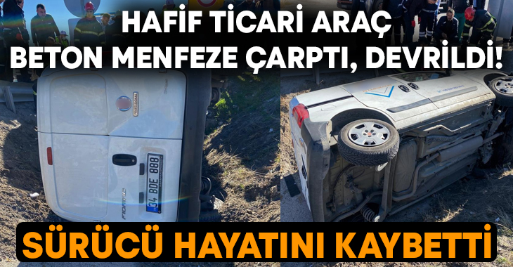 Kütahya’da hafif ticari aracın