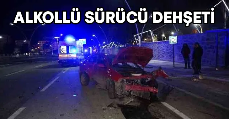 Uşak’ta alkollü bir sürücünün