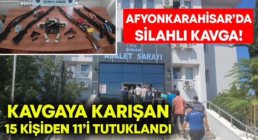 Afyonkarahisar’ın Dinar ilçesinde yaşanan