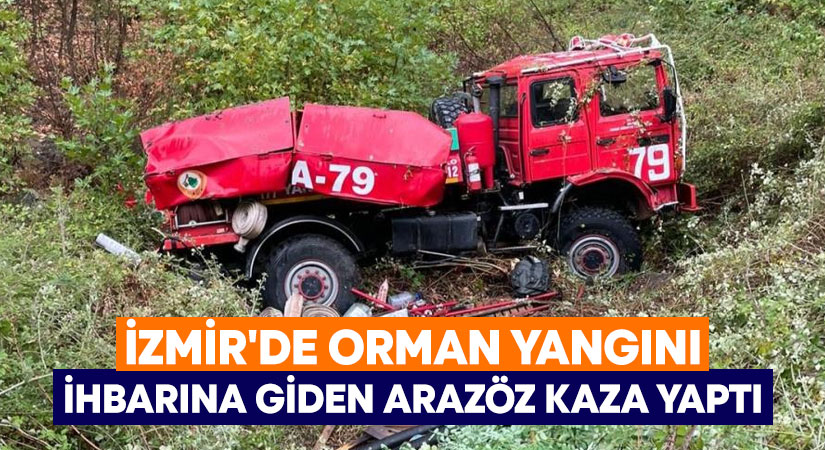 İzmir'in Bergama ilçesinde yıldırım