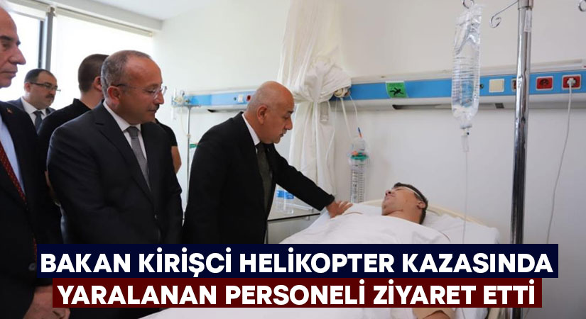 Denizli'de helikopter kazasında yaralanan