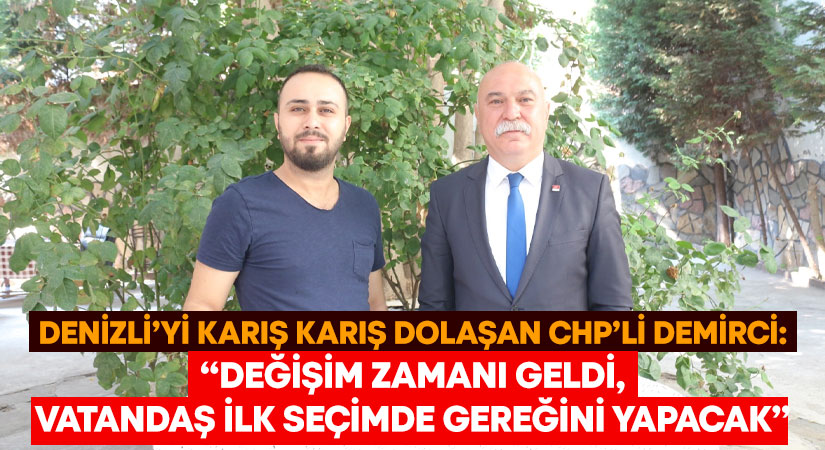 Denizli'nin tecrübeli ziyaretçilerinden Sedat