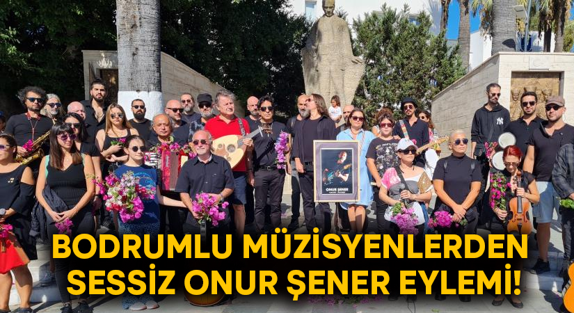 Muğla’nın Bodrum ilçesindeki müzisyenler,