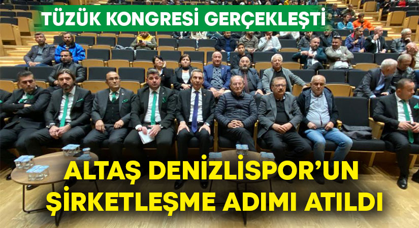 Altaş Denizlispor, şirketleşme için