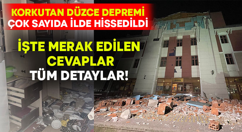 Tüm Türkiye’yi korkutan deprem