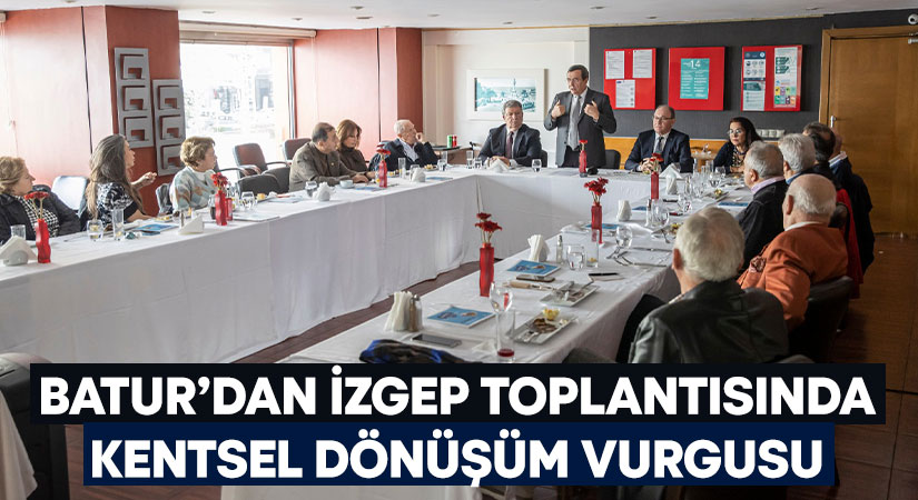 İZGEP toplantısında belediyenin hizmet,