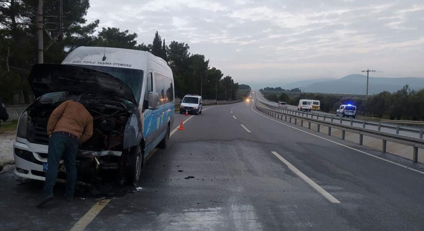 Manisa'da toplu taşıma aracı