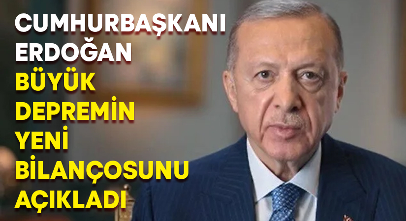 Cumhurbaşkanı Erdoğan Kahramanmaraş merkezli