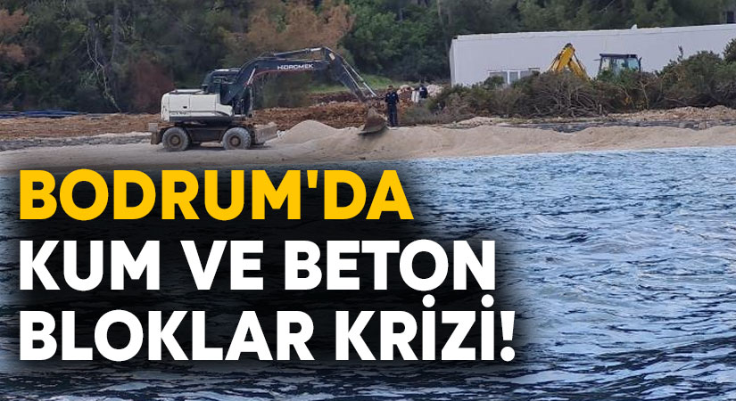 Muğla’nın Bodrum ilçesinde denize