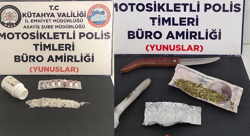 Kütahya'da Motosikletli Polis Timlerince