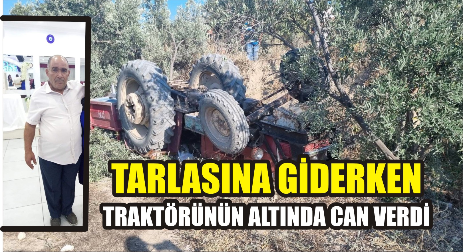 Aydın’ın Didim ilçesinde traktör