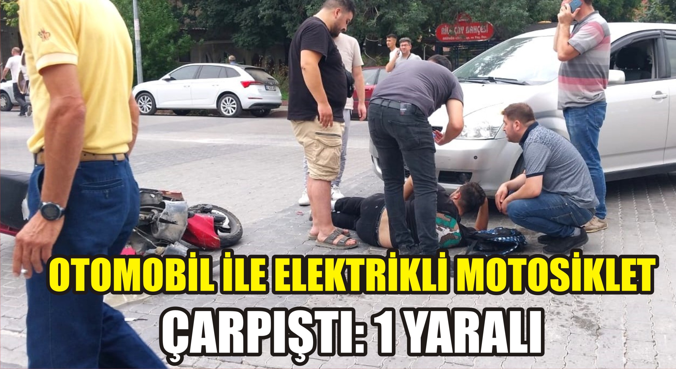 Kütahya’nın Tavşanlı ilçesinde otomobil