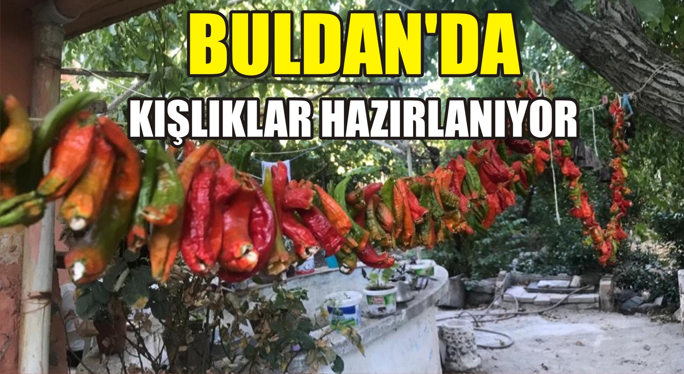 Denizli’nin Buldan ilçesinde vatandaşlar,