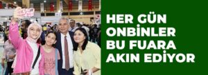 HER GÜN ONBİNLER KİTAP FUARI’NA AKIN EDİYOR