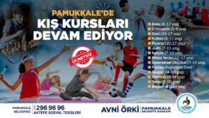 PAMUKKALE’DE KIŞ DÖNEMİ KURSLARINA BAŞVURULAR DEVAM EDİYOR