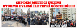 CHP’DEN MÜLTECİ EYLEMİ