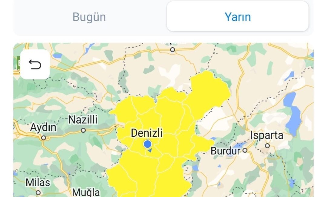 METEOROLOJİ DENİZLİ’DE KUVVETLİ LODOS