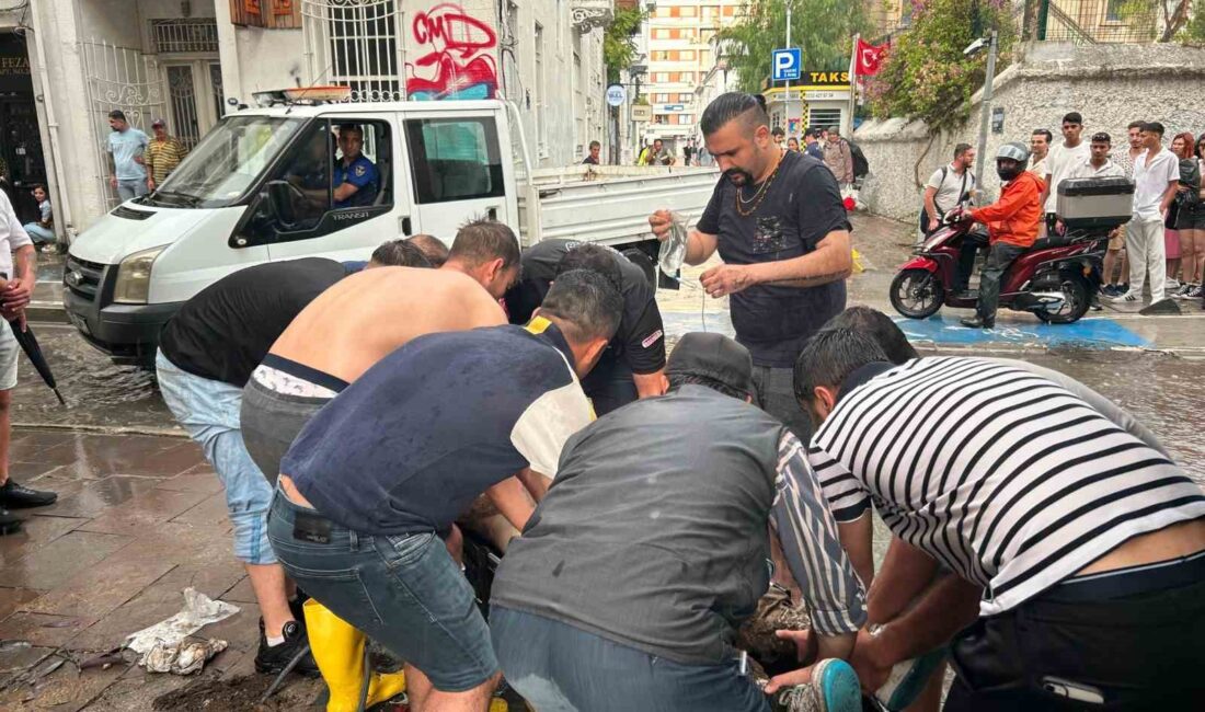 İzmir’in Konak ilçesinde, yoğun