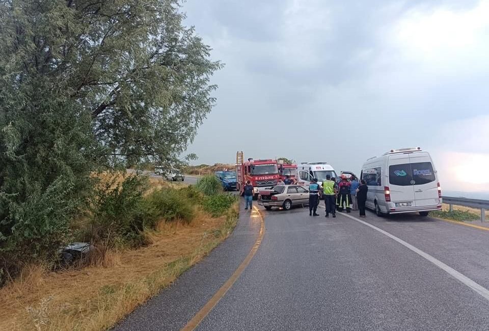 Denizli'nin Pamukkale ilçesinde kontrolden