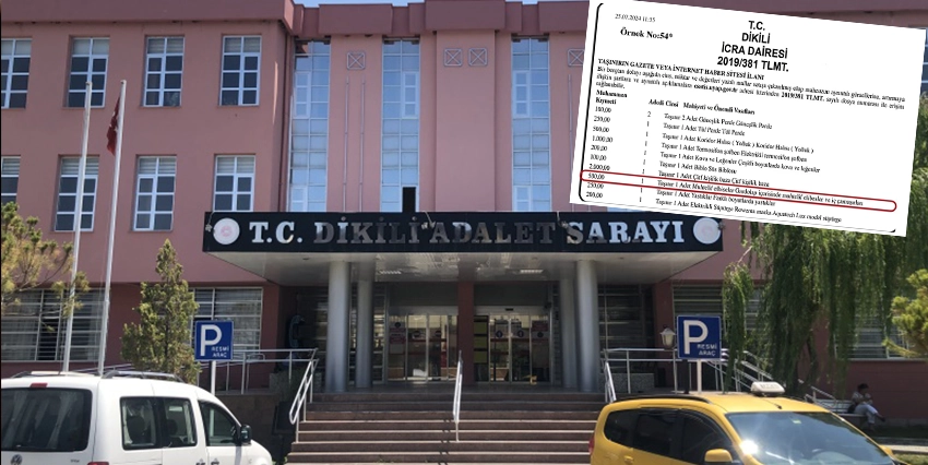 İzmir'in Dikili İlçesi’nde bir