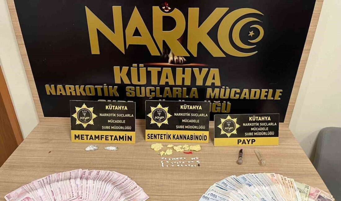 KÜTAHYA'DA NARKOTİK SUÇLARLA MÜCADELE