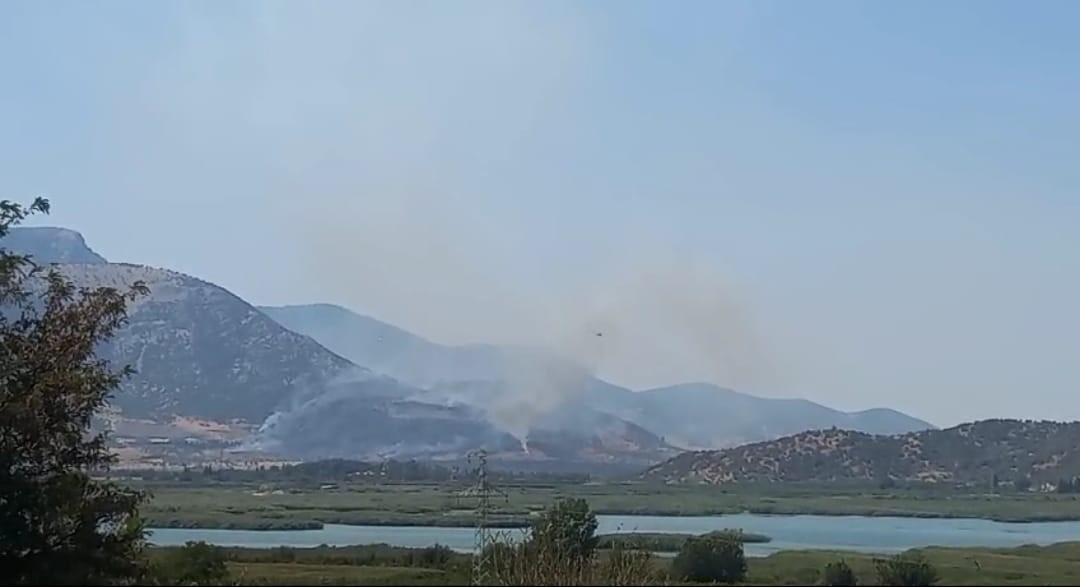 SELÇUK’TAKİ ORMAN YANGININA HAVADAN