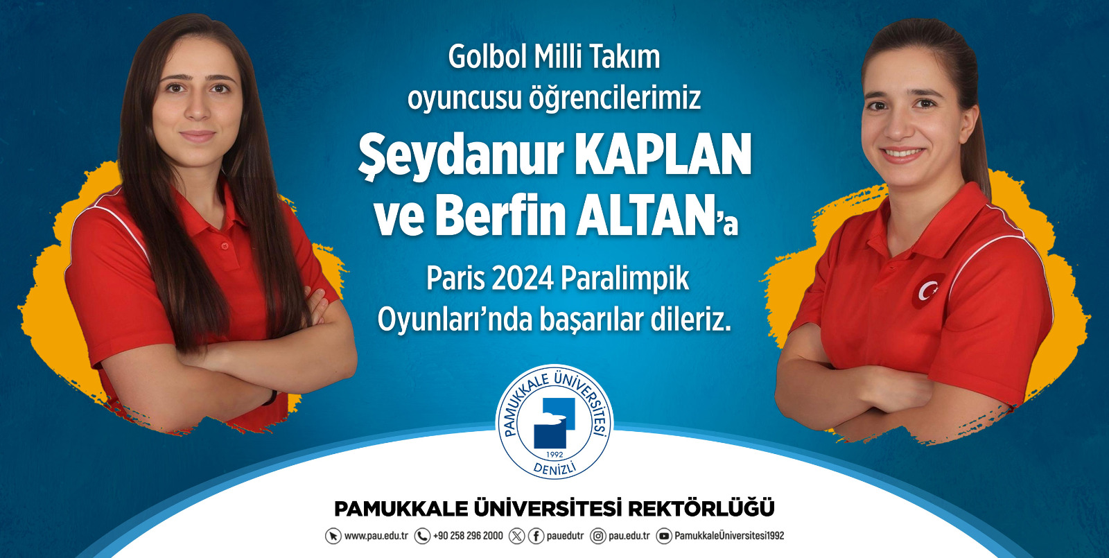 Pamukkale Üniversitesi’nin Öğrencileri, Paris Olimpiyatlarına Yolcu