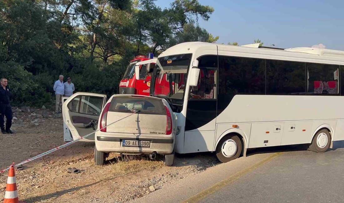 Muğla’nın Bodrum ilçesinde otomobil