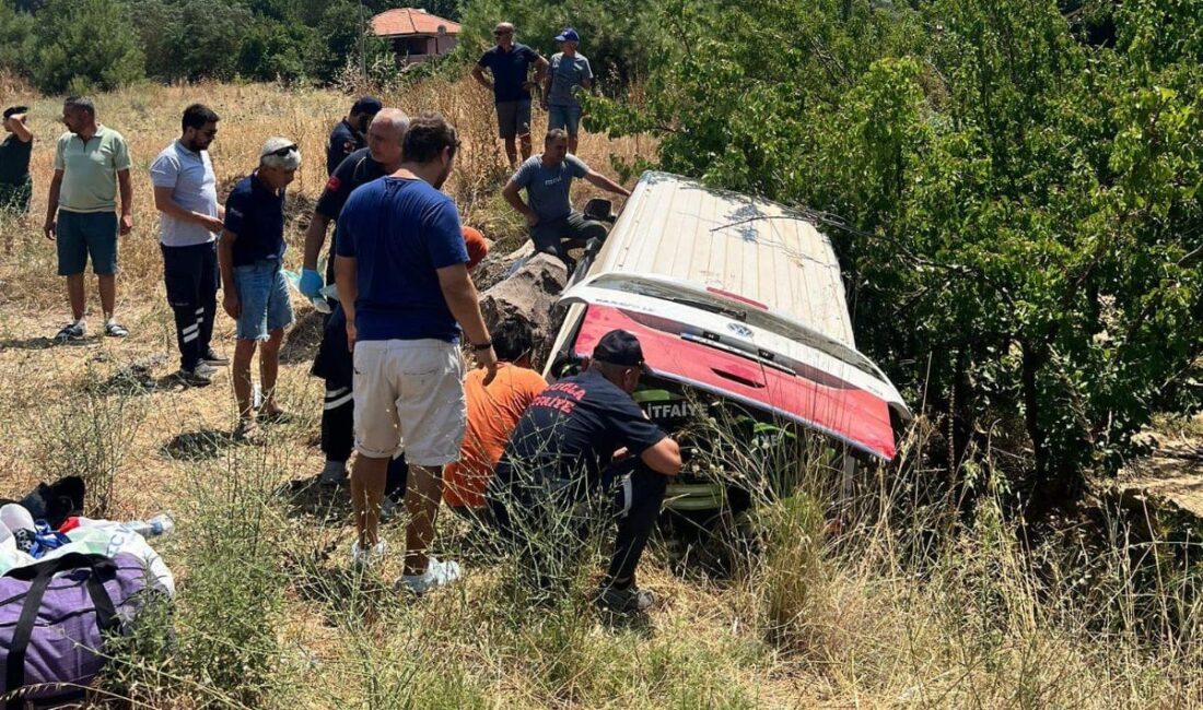 Muğla-Milas Karayolu’nda hakimiyeti kaybolan