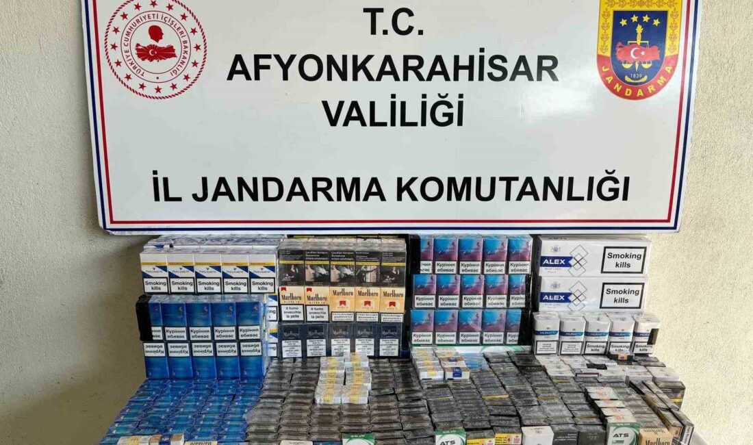 Afyonkarahisar’da kaçak sigara satışı