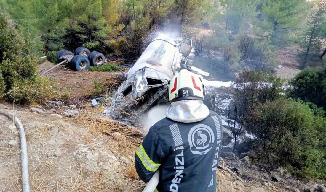 Denizli’nin Serinhisar ilçesinde seyir