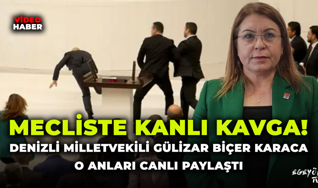 TBMM Genel Kurulu’nda yaşanan