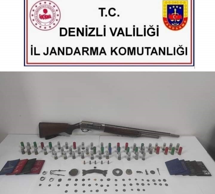 Denizli’nin Çal ilçesinde elinde