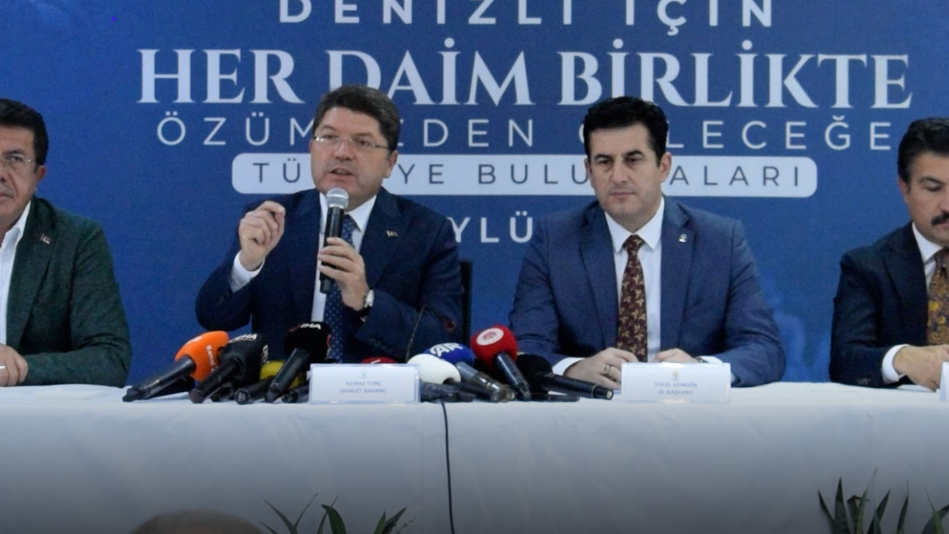 Adalet Bakanı Yılmaz Tunç Ak Parti’nin ‘Türkiye Buluşmaları Programı’ Kapsamında Denizli’ye Geldi