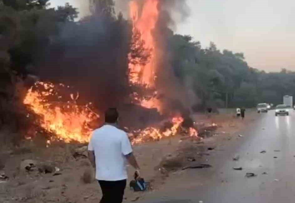 Muğla’nın Bodrum ilçesinde motosikletle