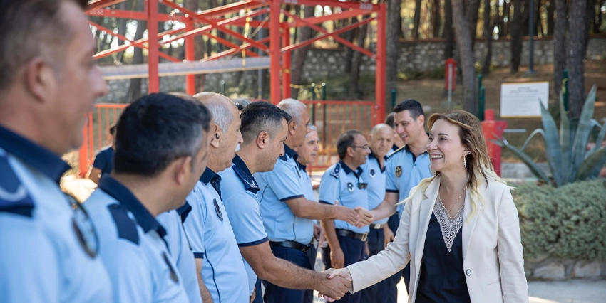 Konak Belediyesi Zabıta teşkilatıyla