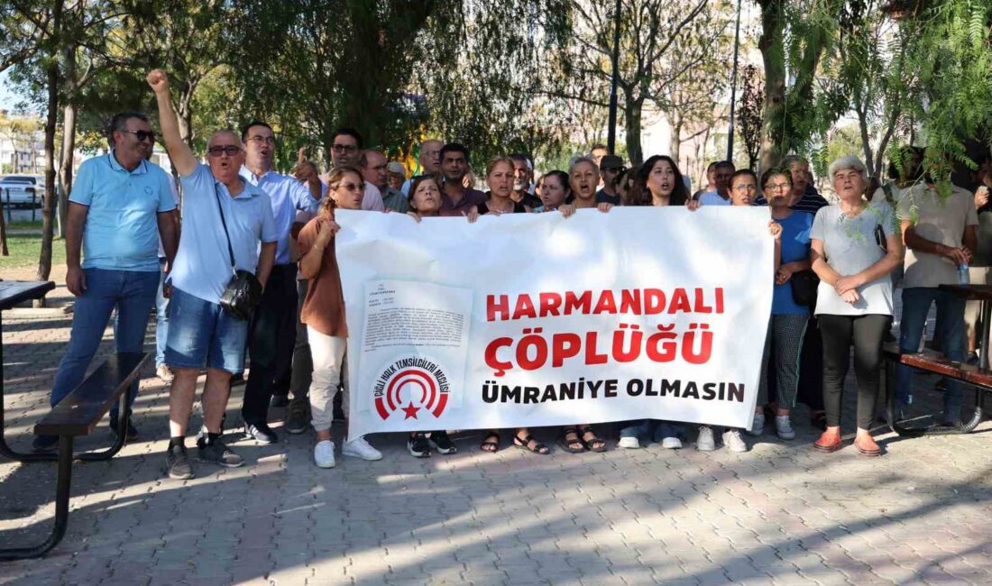 İZMİRLİLERDEN ‘HARMANDALI ÇÖPLÜĞÜ’ KAPATILSIN